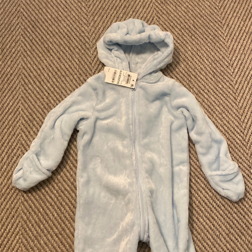 Baby winter onesie footie